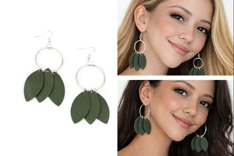 Leafy Laguna - Green